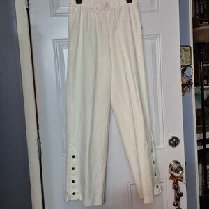 Isaac Mizrahi ,Winter white pull on pants,size 4. NWOT